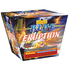Blue Eruption Fireworks